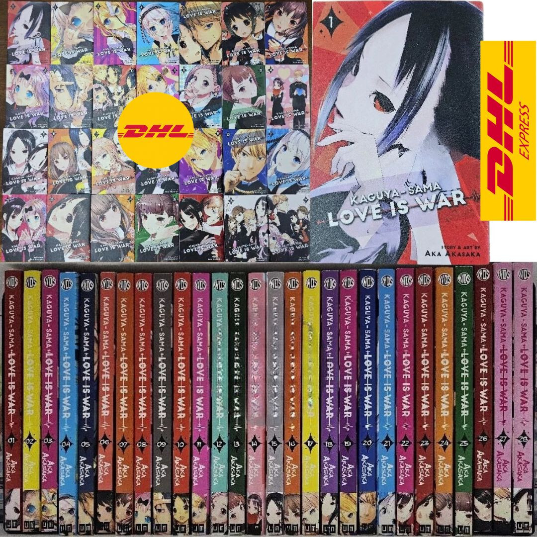 Kaguya-sama Love Is War Manga Vol 1-28 Complete Set English