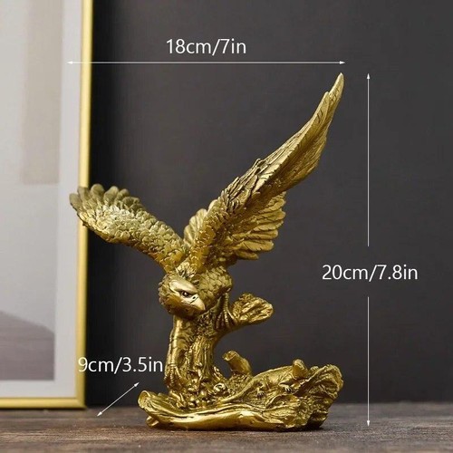 Figur Tier Adler Neuheit Harz geschnitzt modern goldfrei Ständer Dekor - Bild 10 von 28