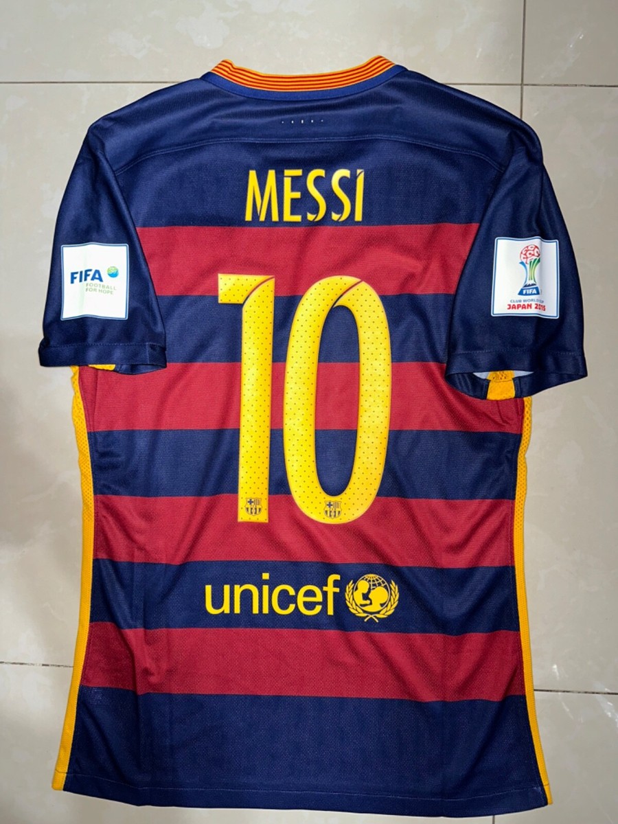 M*a様 FCバルセロナ 2015 Messi 10 ジャージ MESSI BARCELONA 2015 PLAYER VERSION | eBay