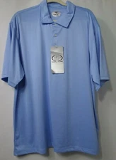 GAME TIME LIGHT BLUE SHORT SLEEVE POLO SHIRT RAPID DRY TECH POLO SHIRT XL NWT