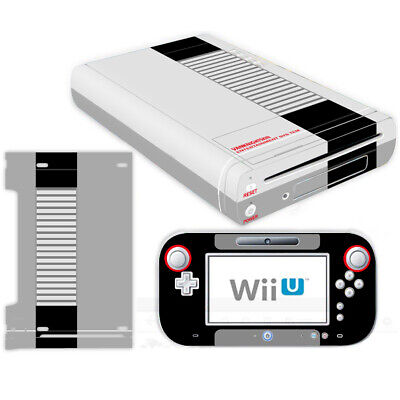 Nintendo Wii U Console Controllers Skin Kit Nes Retro Vinyl Decals Stickers Case Ebay