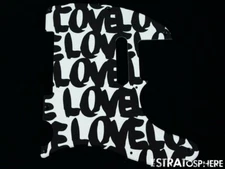 *NEW Telecaster PICKGUARD for Fender USA Standard Tele 8 Hole "Love" Print