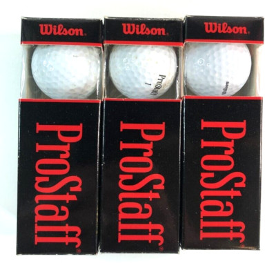 VTG Wilson Prostaff Lot of 3, 3 packs Golf Balls High Energy Core 9 Free Ship