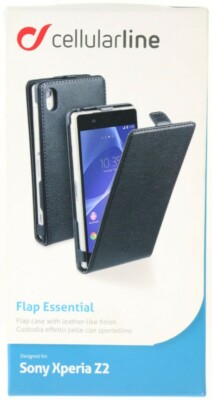 Cellularline Flap Sony Xperia Z2 Schutz Hülle Handy Tasche Etui Cover Case 678