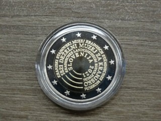 2 Euro Slowenien 2021 200 Jahre Regionalmuseum Kranj : Proof Polierte Platte PP