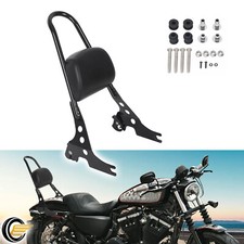 Detachable Passenger Backrest Pad Sissy Bar F...