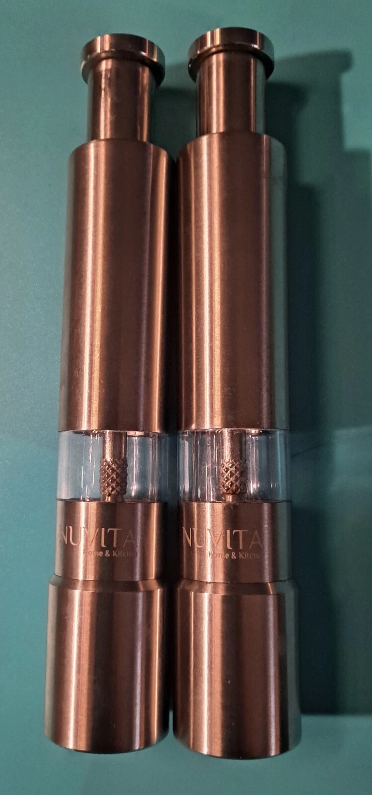 Nuvita Home & Kitchen Stainless Salt & Pepper Grinder Set