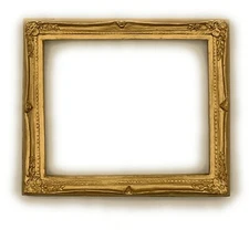 5 Pcs Mini Photo Frames Magnet Back Gold Vintage Decor Wedding Place Card Holder