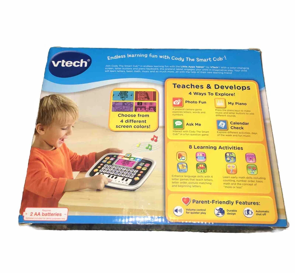 VTech Little Apps Tablet Color Changing Screen 12 Learning Activities - Image 2 of 2