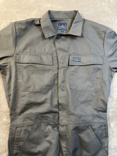 HISEA Men Long Sleeve Coverall Stain  Wrinkle Resistant jumpsuit size Med Tall