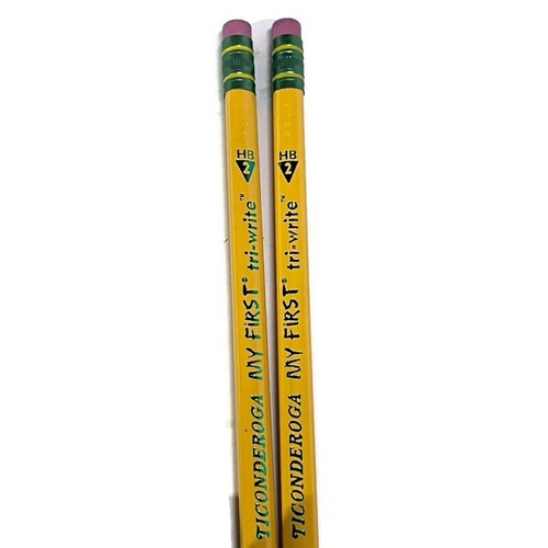 2 Ticonderoga My First Tri Write Beginner No. 2 Pencil DIX33306 FAST SHIPPING - Picture 9 of 12