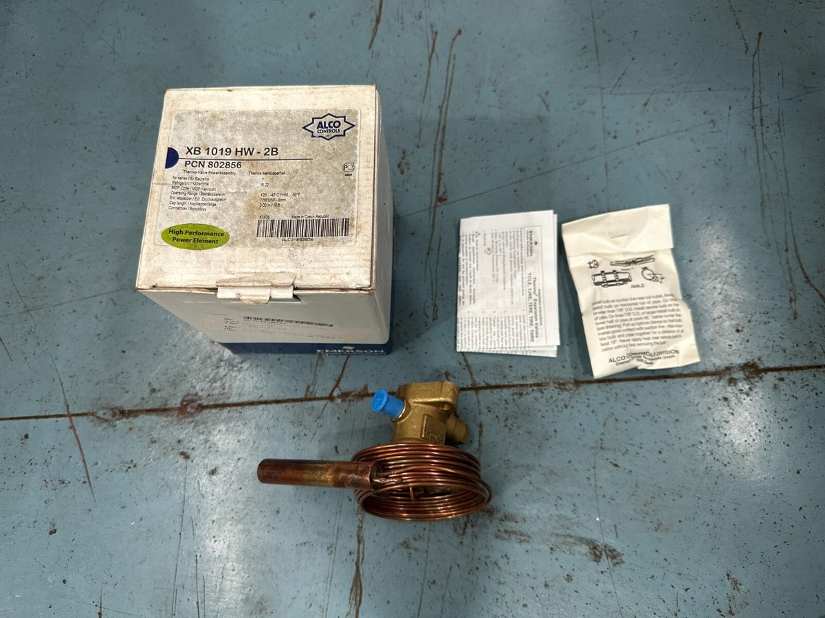 ALCO THERMO EXPANSION VALVE POWER ASSEMBLY XB 1019 HW - 2B | eBay