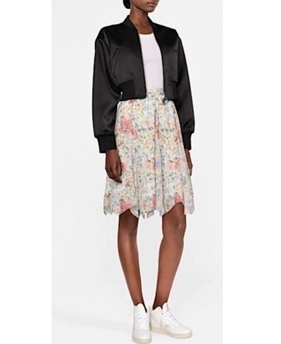 Polo Ralph Lauren Georgette Handkerchief Skirt In Rose Floral Size 4 27” W A1 - Picture 3 of 8