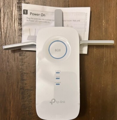 TP-LINK AC1750 Wi-Fi Dual Band Range Extender - RE450 ~ Preowned ~ Works Great!