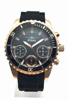 STUKA BRAND QUARTZE ANALOGUE CHRONOGRAPH METAL WATCHES, model Q