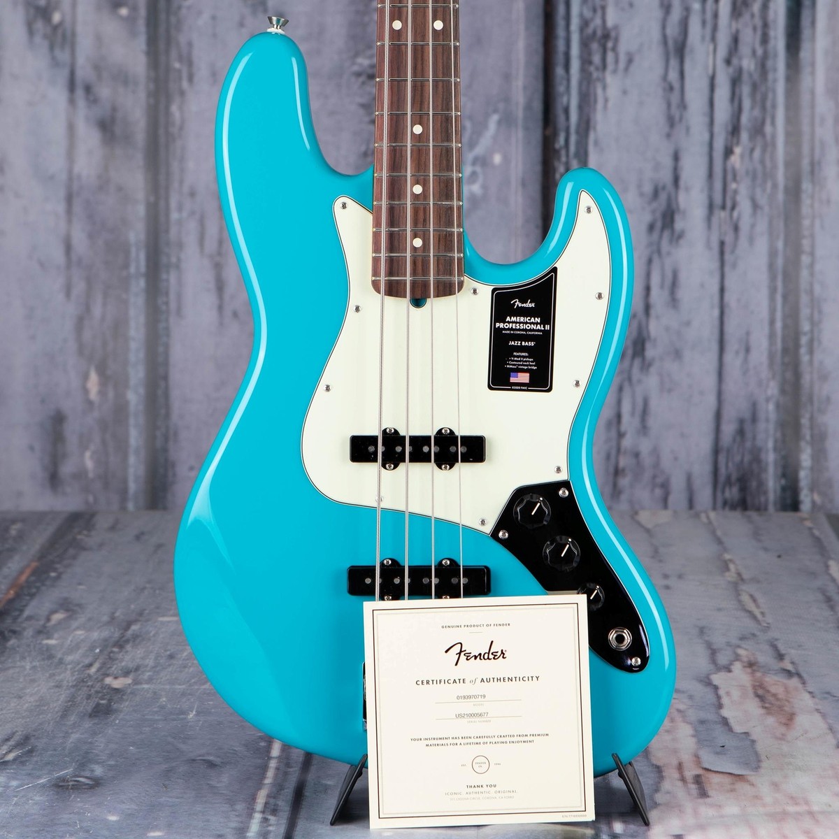 Fender American Professional Ⅱ JazzBass Fender American Professional II Jazz Bass - Blues Angel Music