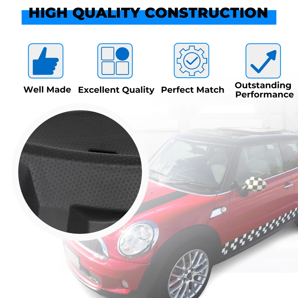 Para 07-15 Mini Cooper R55 R56 R57 Par de Delantal Cubierta Parabrisas Izquierdo y Derecho Foto 4 de 4