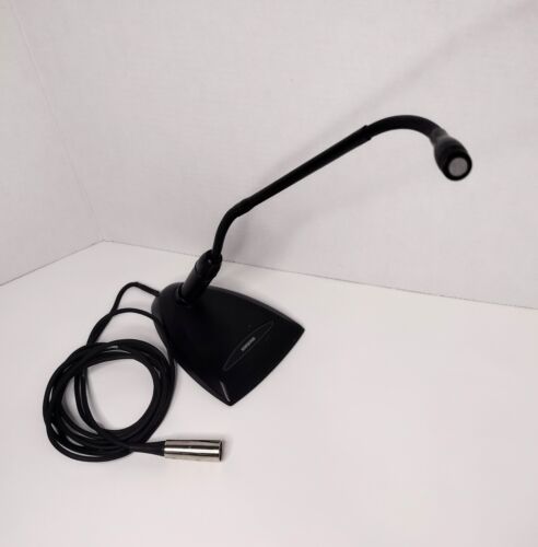 SHURE 185 CONDENSER CARDIOID GOOSENECK MX412 MICROPHONE WITH BASE A412B 19IN - Picture 1 of 6
