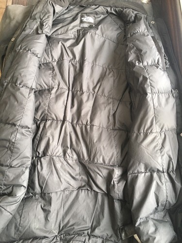 THE North Face Small S 550 Down Womens Arctic Parka Black Jacket Dryvent Coat - Picture 9 of 15