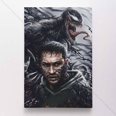 Venom Poster Canvas Movie Marvel Superhero Comic Tom Hardy Art Print #1068