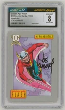 CGC JSA SS 8 AUTO 10 SIGNED Joe Kubert Art Golden Age Flash 1992 DC Cosmic Card