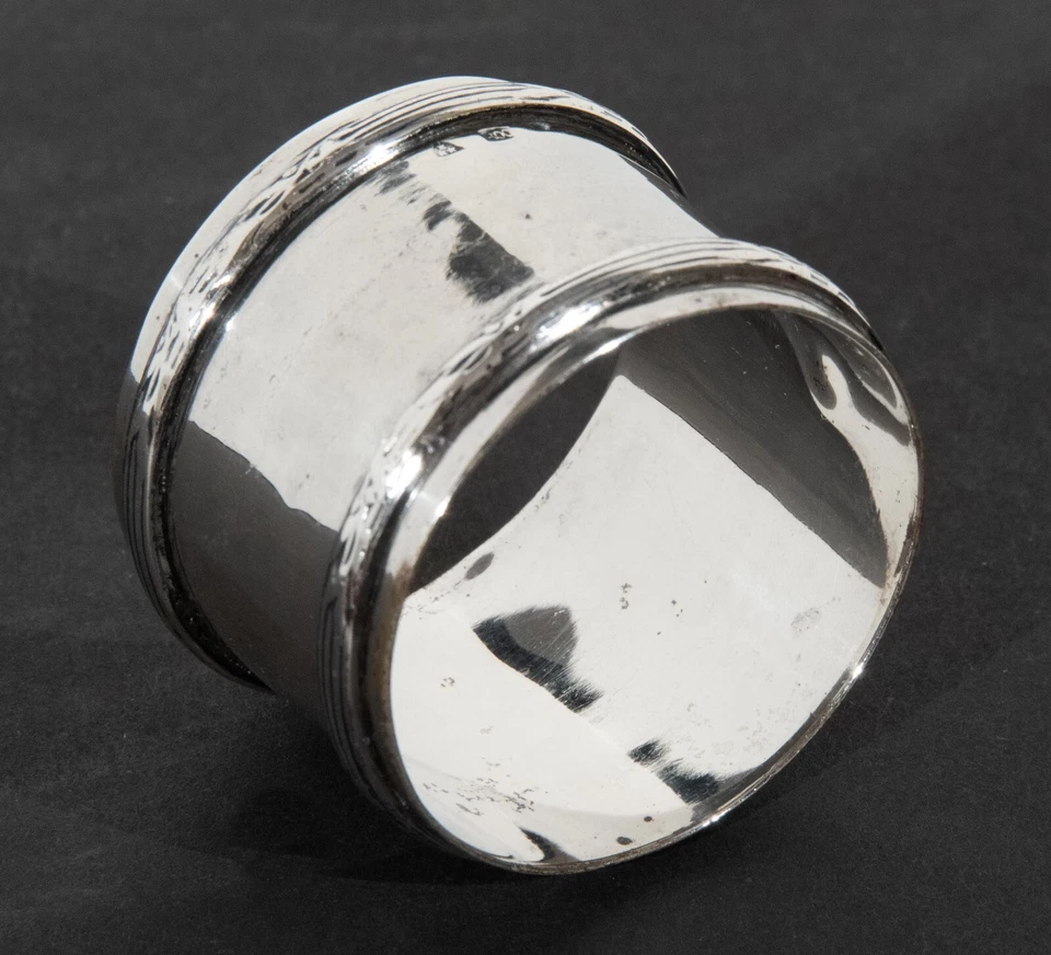 Anillo Servilletero Wolfers Frères Plata 800 Pureza 35,71 gramos Foto 4 de 4