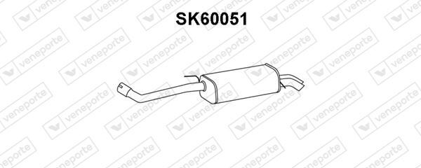 Silencieux arrière Seat Cordoba 1.9 TDI pot Skoda Fabia 1 Combi
