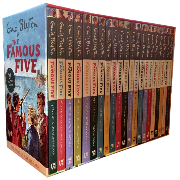 Enid Blyton Famous Five Series 21 Books Collection Set