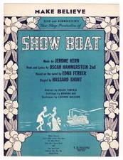 Jerome Kern "SHOW BOAT" Oscar Hammerstein II / Broadway Revival 1946 Sheet Music