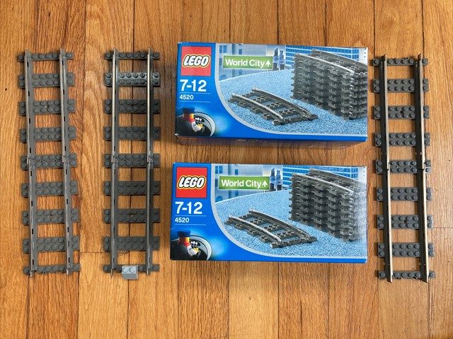 Lego curved train track 9v (4520) for sale online | eBay