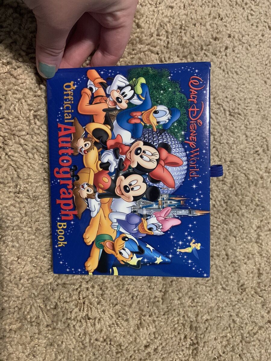 Walt Disney World WDW Official Small Blue Autograph Book Walt Disney World WDW Official Small Blue Autograph Book