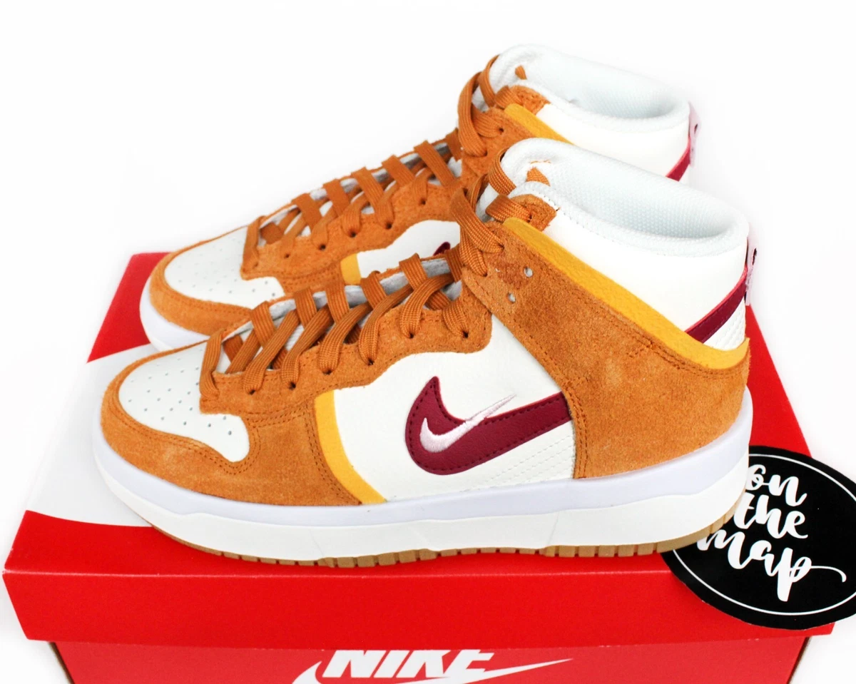 Nike Dunk High Up CSP W Mars Yard Maroon Sunset Brown UK 5.5 US