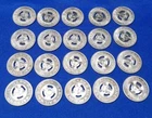 LOT OF 20!) Vintage Gary Railways Inc. Gary Indiana Railroad Transit Token Coins