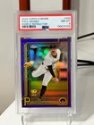2025 Topps Chrome Paul Skenes Purple Refractor #300 PSA 8