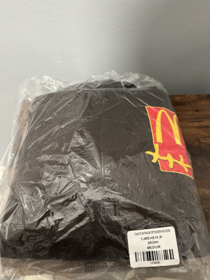 Cactus Jack Travis Scott x McDonalds Sticker Hoodie Size Medium NWT New Seal Og