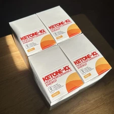 Bulk 4 Boxes of 6 Bottles Ketone-IQ High Performance Caffeine Energy Shots Peach