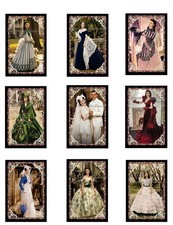Gone With The Wind B Designer MULTI-SIZE SET Cotton Fabric Quilt Blocks