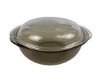 Vintage Pyrex 023 Fireside Amber Glass Casserole Dish 1.5L USA 1977 Lid