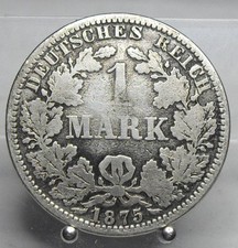 Deutsches Reich, 1 Mark 1875 A, Silber .900