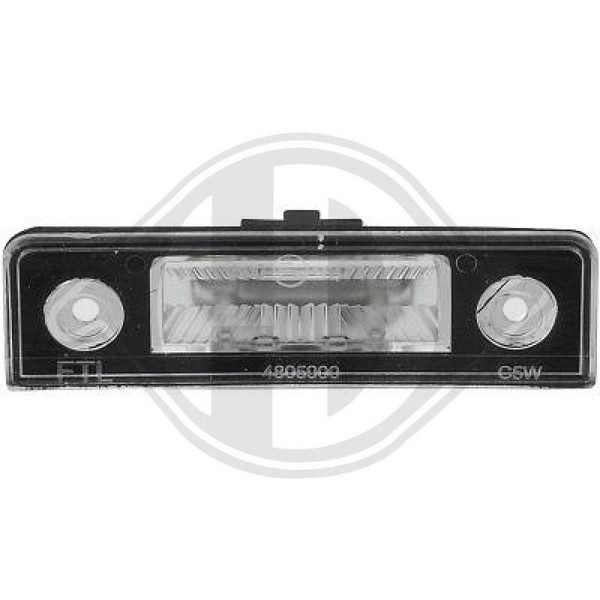 1X Kennzeichenleuchte Diederichs 7831093 FüR Skoda Beidseitig-image