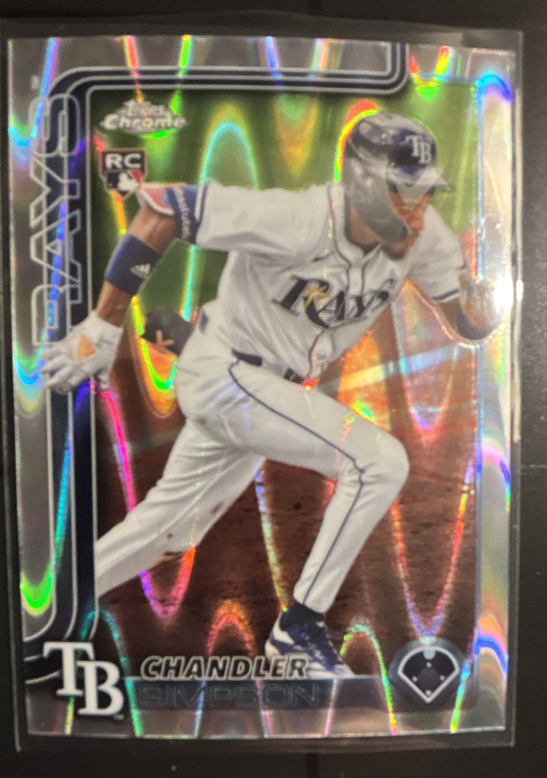 2025 Topps Chrome Update Series - Chandler Simpson #USC179 RayWave Refractor