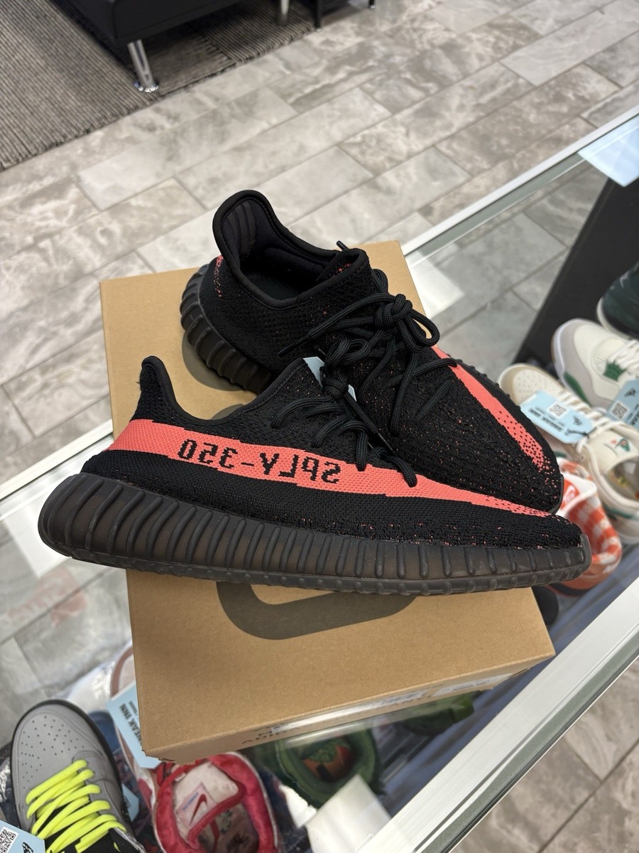 Size 9 - adidas Yeezy Boost 350 V2 Low Red Stripe 190308887196| eBay