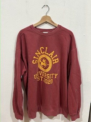 Sinclair Classic Logo Sweatshirt Red/Yellow Size XXL NEW 100% AUTHENTIC
