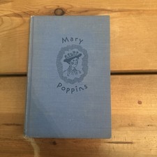 Mary Poppins by P L Travers 1934 Reynal Blue Cloth 1st Edition 1st Printing HC