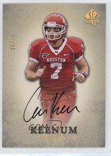 2012 SP Authentic Gold Auto /15 Case Keenum #18 Auto vb2