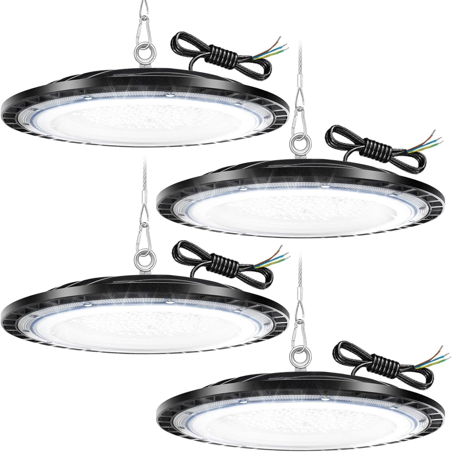 Éclairage de magasin à LED UFO High Bay 100W avec chaîne pour haut plafond