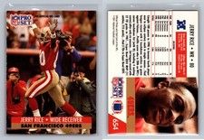 1991 Pro Set Jerry Rice #654 card