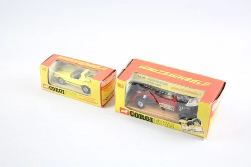 Pair of Corgi Whizzwheels Vintage Boxed Diecast Cars 158 386