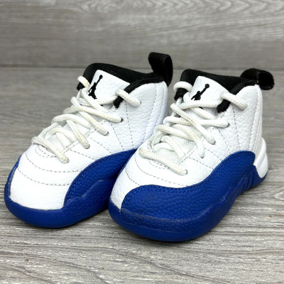 Air Jordan 12 Retro TD Athletic Shoes  Blueberry  850000-140 Toddler Size 4C