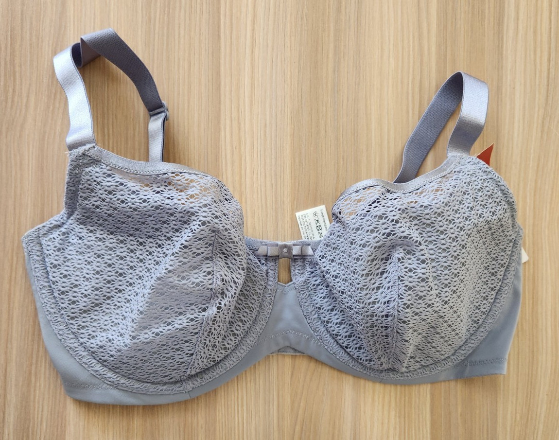 Triumph Beauty-Full Basics WHP Underwired Padded Half Cup Bra Grey (00pp) 36DD